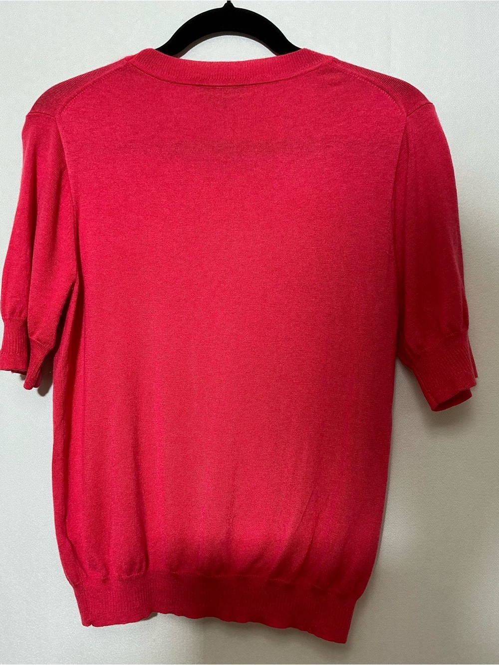 J. Crew Raspberry Puff-Sleeve Knit Top - Picture 3 of 4